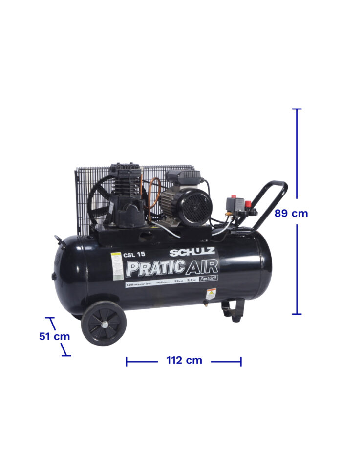 COMPRESOR PRATIC CSL-15 DIMENSIONES