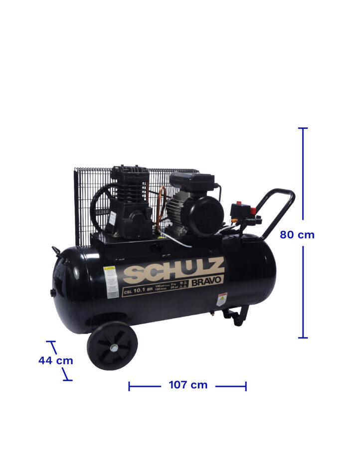 COMPRESOR SCHULZ CSL-10.1/100 DIMENSIONES