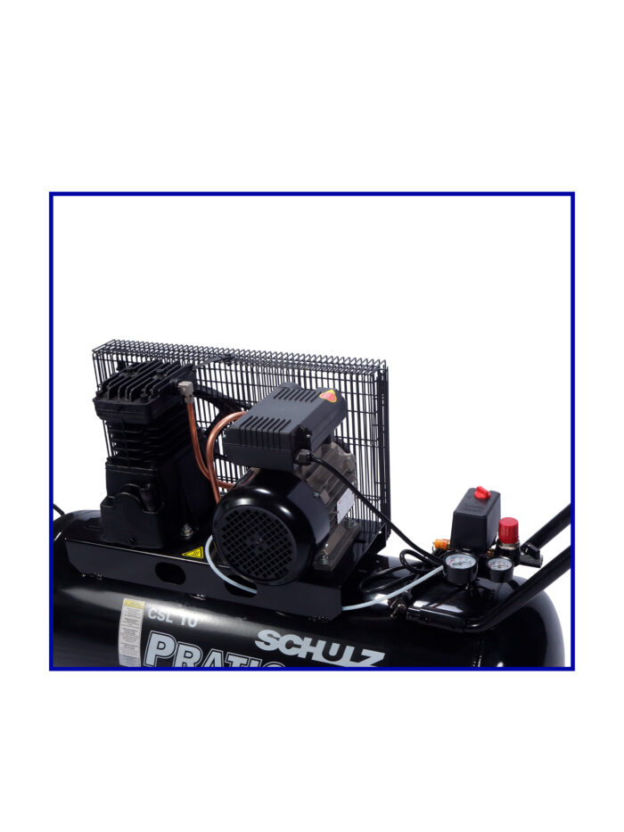 COMPRESOR DE AIRE SCHULZ CSL-10 PRATIC 2HP 100L 8.6BAR 10CFM - Imagen 4