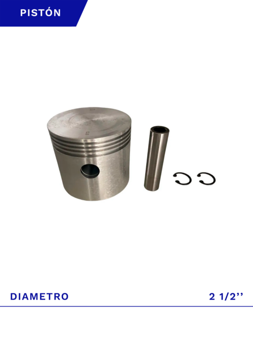 PISTON ALTA PRESION 2.5 CON ANILLOS MSV 30 40 MAX